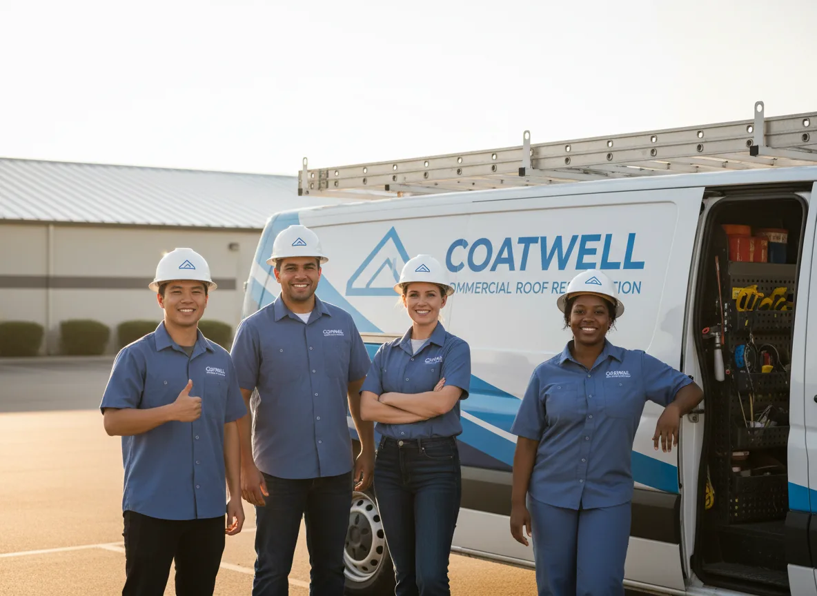 Commercial roof coating company in Shock, WV